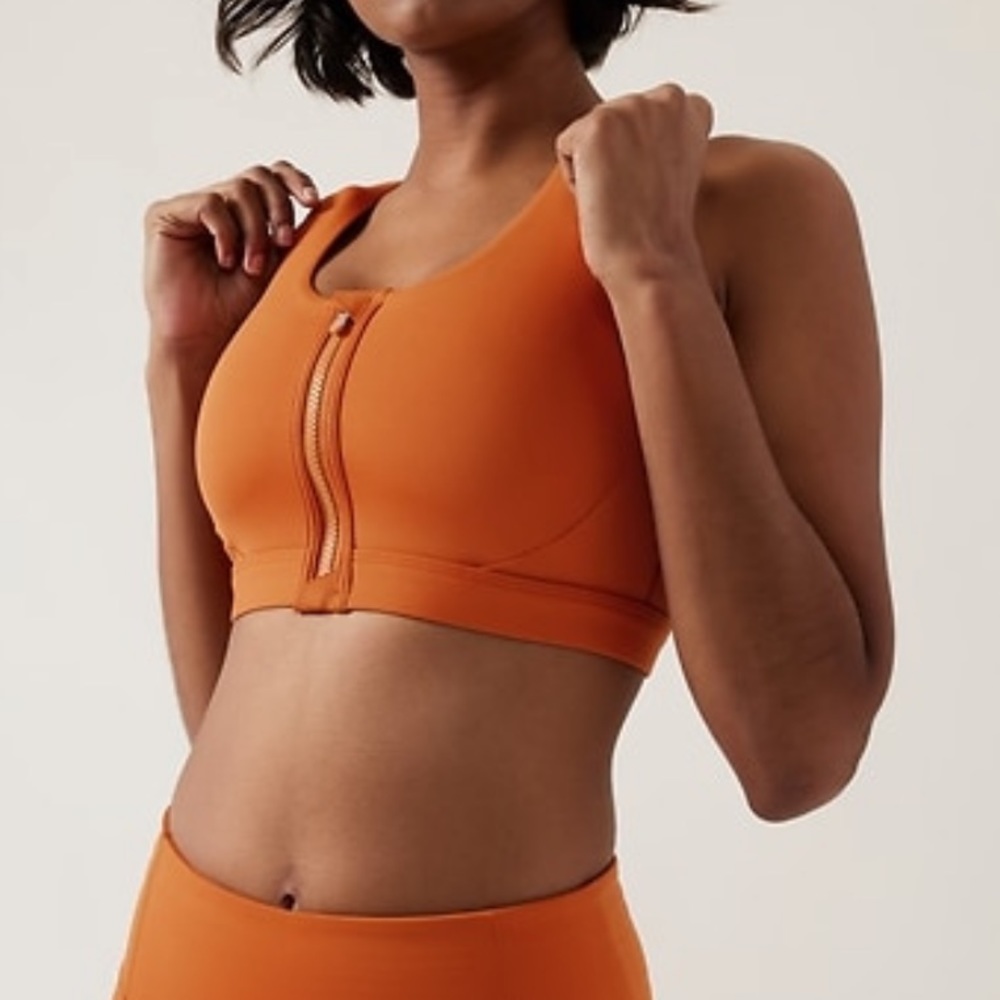 Athleta Ultimate Zip Front Bra
